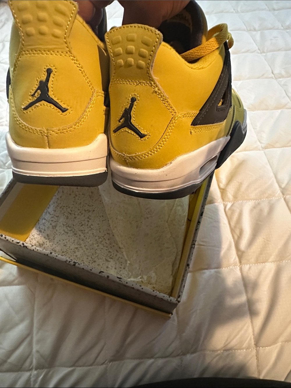 Jordan Retro 4 lightning sneakers - Picture 5 of 5